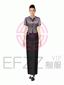 西餐咨客服裝120