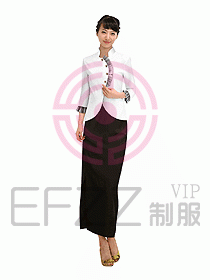 西餐咨客服裝145