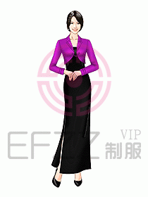 西餐咨客服裝161