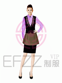 西餐服務(wù)生服裝295