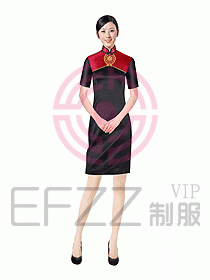中餐服務(wù)員制服377