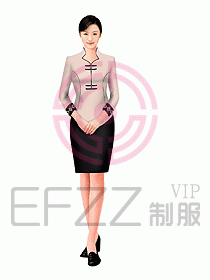 中餐服務(wù)員制服634