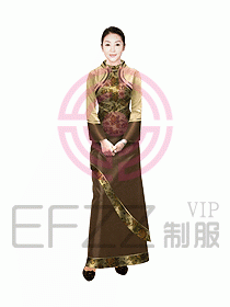 中餐迎賓制服131