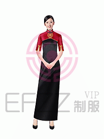 中餐迎賓制服167