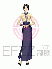 中餐迎賓制服352