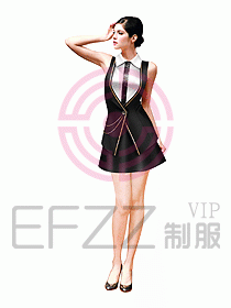 夜總會服務(wù)員服裝150