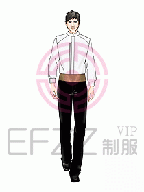 酒店中餐服務(wù)員制服設(shè)計912