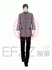 酒店中餐服務員制服設計930