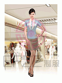 專賣店營業(yè)員服裝635