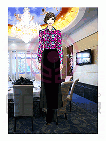 酒店西餐服務生制服499