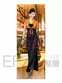 酒店西餐廳咨客制服228