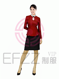 酒店前臺(tái)服務(wù)員制服381