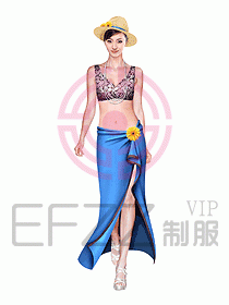 水療會(huì)所咨客制服177