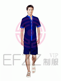 按摩技師服設(shè)計圖718