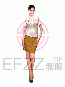 女職業(yè)裝短袖襯衫設計圖164