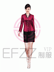 中餐服務(wù)員制服設(shè)計圖1004