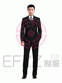 酒店經理職業裝西服281