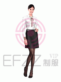 女職業裝長袖襯衫設計圖105