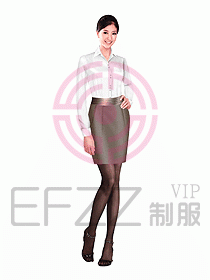 女職業(yè)裝長袖襯衫設計圖108