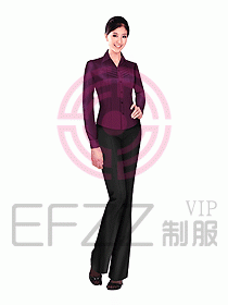 女職業(yè)裝長袖襯衫設計圖114