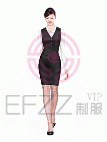 女職業裝馬夾設計圖203