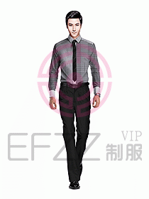 男職業(yè)裝長袖襯衫設計圖173
