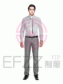 男職業(yè)裝長袖襯衫設計圖238