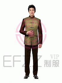 中餐服務(wù)員服裝設(shè)計(jì)效果圖1058