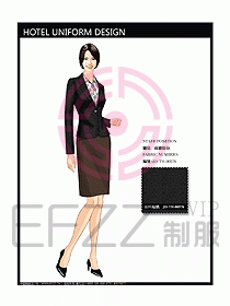 酒店總臺(tái)大堂制服設(shè)計(jì)圖420