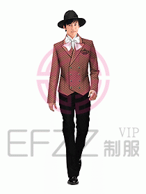酒店門童制服設計效果圖622
