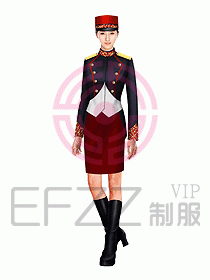 酒店門童制服設計效果圖657