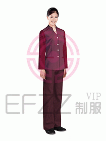 酒店客服服務員制服設計效果圖287