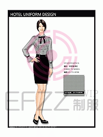 酒店西餐服務生制服設計圖732