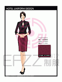 酒店中餐服務(wù)員制服設(shè)計圖1200