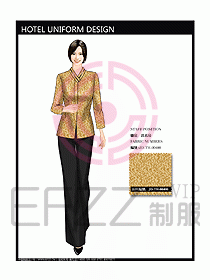酒店客服服務員制服設計圖316