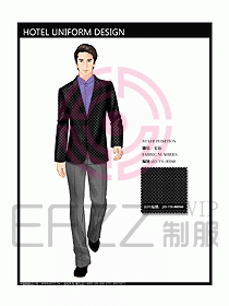 前臺服務(wù)生制服設(shè)計效果圖460