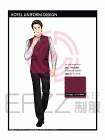 酒店中餐服務(wù)員制服設(shè)計(jì)圖1230