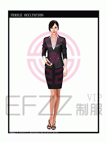 女時尚秋冬職業(yè)裝設(shè)計圖661