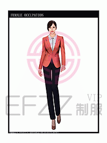 女時(shí)尚秋冬職業(yè)裝設(shè)計(jì)圖674