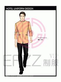 酒店客房服務員制服設計327
