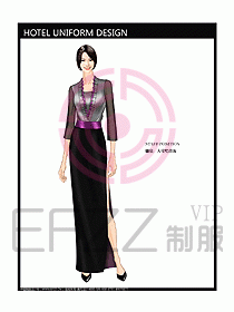 西餐咨客制服設(shè)計圖310