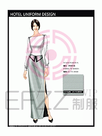 西餐咨客制服設(shè)計圖320
