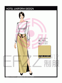 西餐咨客制服設(shè)計圖321