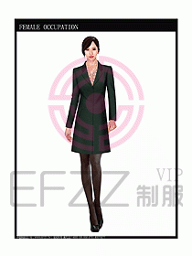 女職業(yè)裝大衣設(shè)計圖070