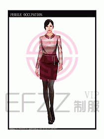 商城營業(yè)員服裝設計圖993