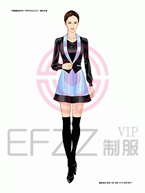 KTV男女服務員制服設計圖301