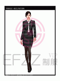 時尚職業(yè)女西服設(shè)計圖697