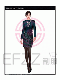時尚職業(yè)女西服設(shè)計圖733
