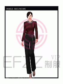 時尚職業(yè)女西服設計圖758