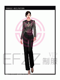 時尚職業(yè)女西服設計圖760